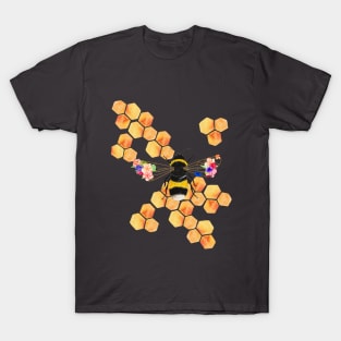 Floral Honeycomb T-Shirt